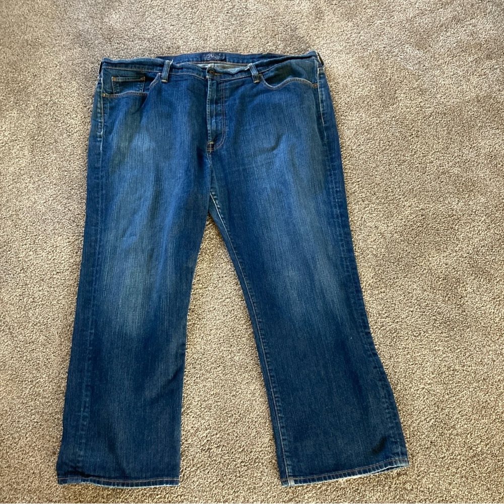 Mens Lucky Brand 181 Jeans Blue, Relaxed Straight Denim Size 46x30 VTG